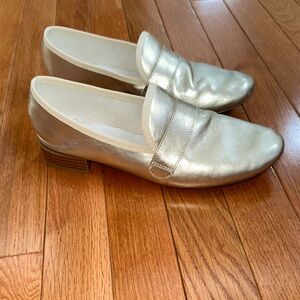 Repetto Slip-On Michael Loafers - Light Gold, size 38.5